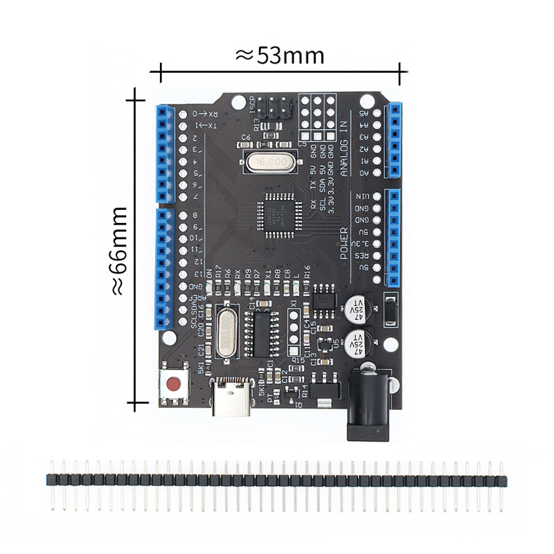 TENSTAR ROBOT UNO R3 Development board ATmega328P/CH340 Chip 16Mhz For Arduino UNO R3. 