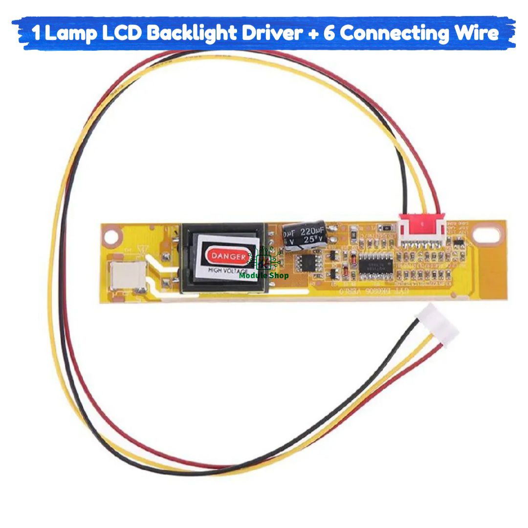 LCD Display Inverter 1 Lamp CCFL Backlight Driver Universal LCD Laptop Monitor 10-28V for 10-26'' Widescreen Backlight For Screen Module DC To AC Board 1280x800 1600x900 1440x900 Resulation