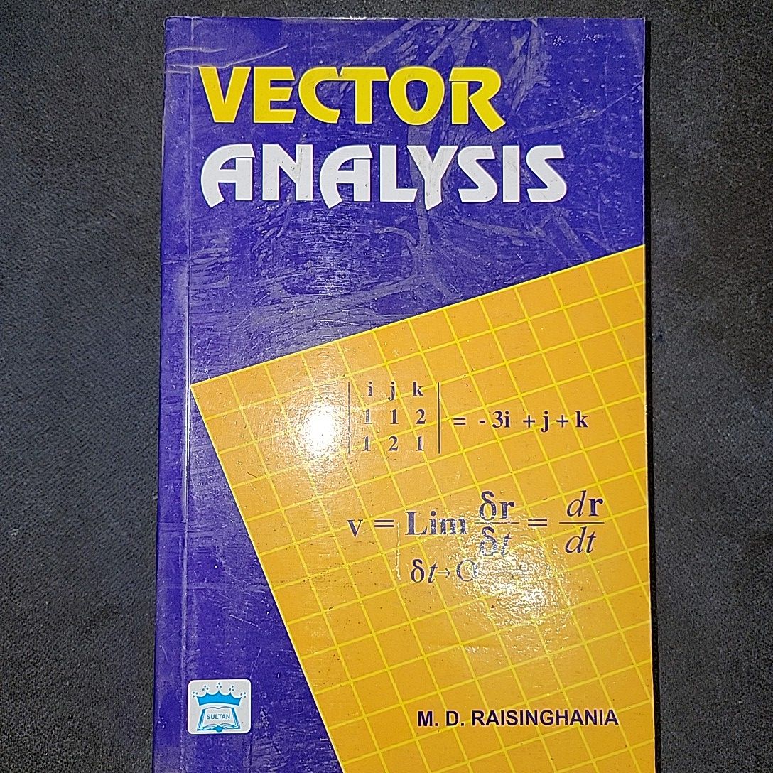 Vector Analysis By M.D. Raisinghania