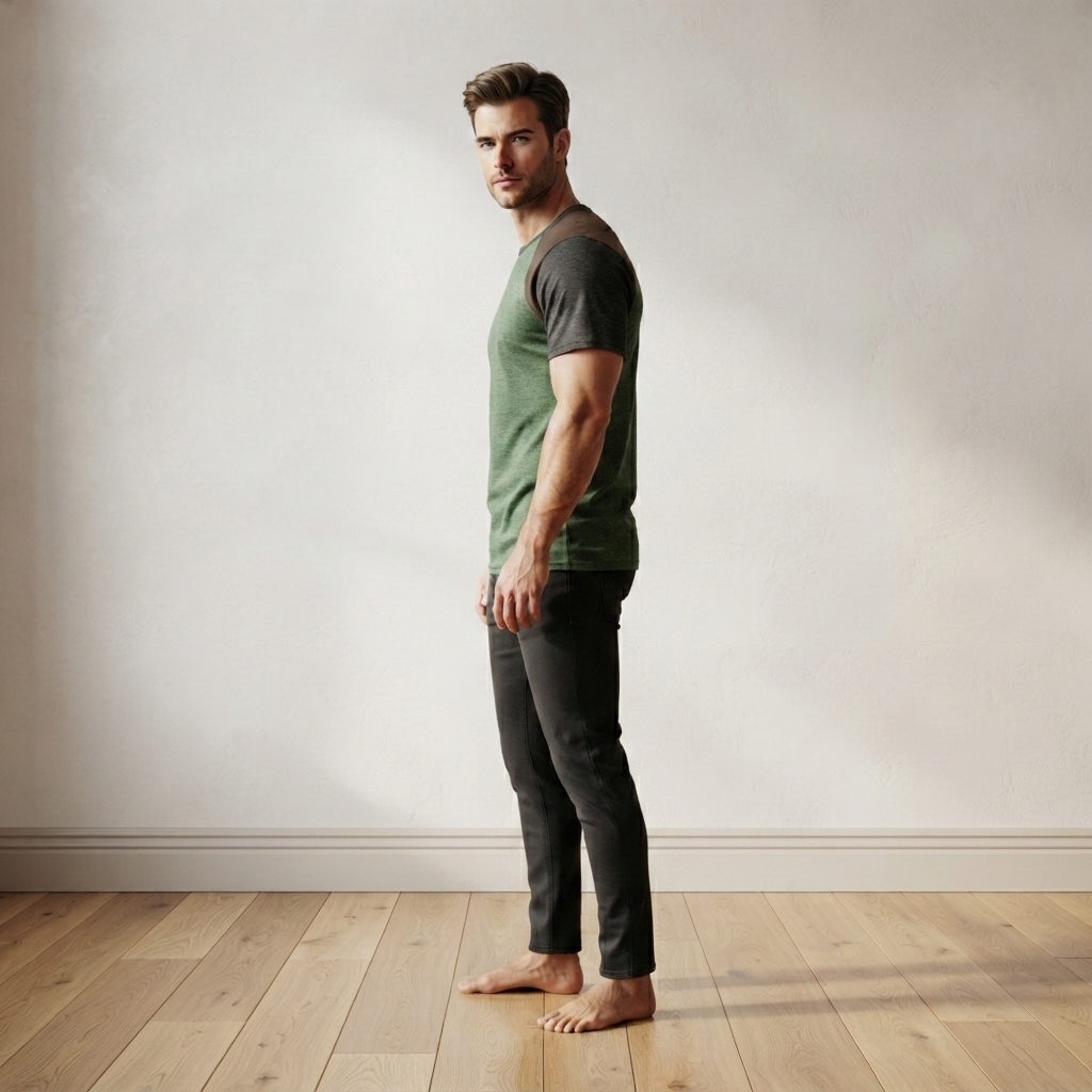 HashBack Printed Crew Neck T Shirt For Men - Round Neck VI