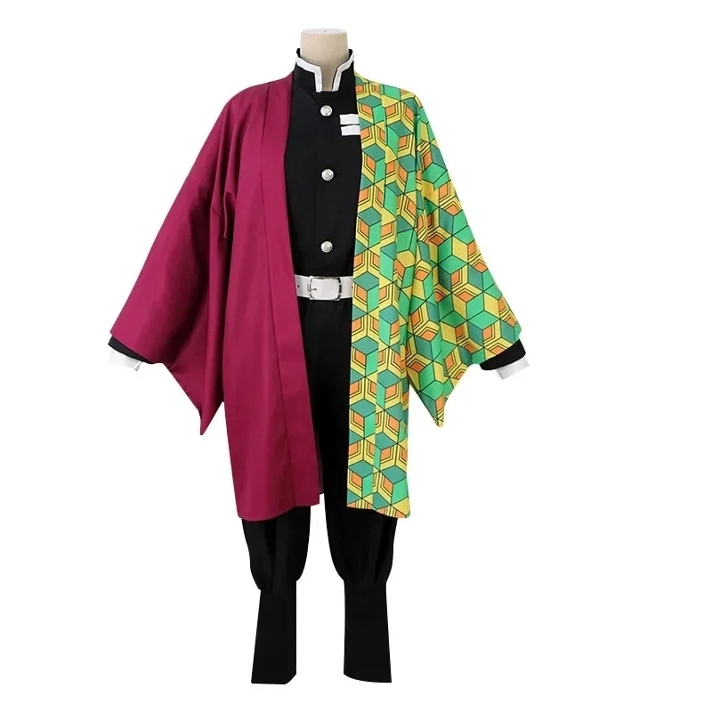 Anime Demon Slayer Tomioka Giyuu Cosplay Costume Adult Men Kimono Uniform Outfits Halloween Carnival Stage Perform Clothes. 