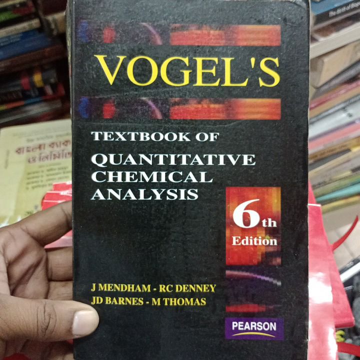 Vogel's Text book of Quantitative Chemical Analysis