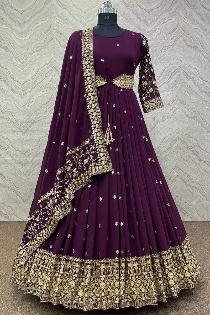 new Indian Weightless belt gorgetta party dress