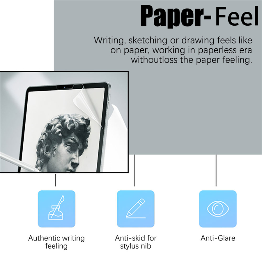 3Pcs Paper Feel Like Screen Protector For Xiaomi Mi Pad 6 5 Pro 11 inch Redmi pad 10.6 inch Tablet Matte Film No Glass. 