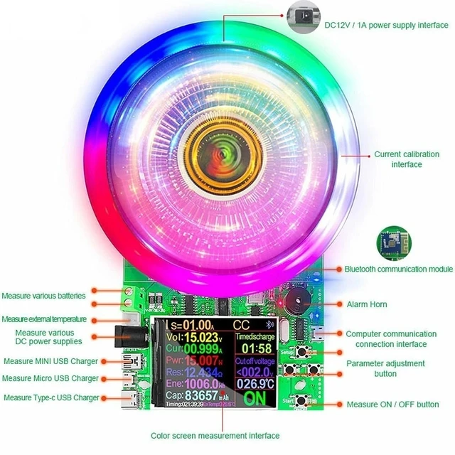 DL24p 180W High efficiency lifepo4 battery capacity  tester  discharge. 