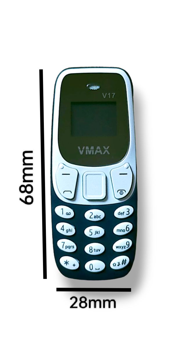 VMAX V17 Super Small Button Phone comparable for voice call