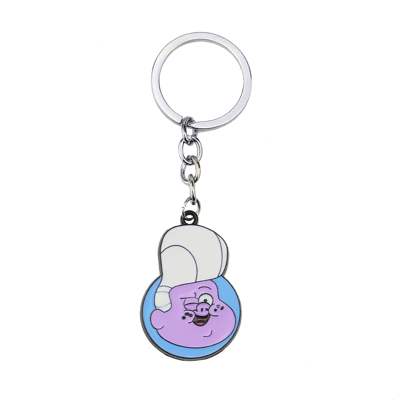 Anime Gravity Falls Cipher Keyring Mysterious Town Stanley Pines Dipper Mabel Zodiac Journal Metal Enamel Keychain Key Toys. 
