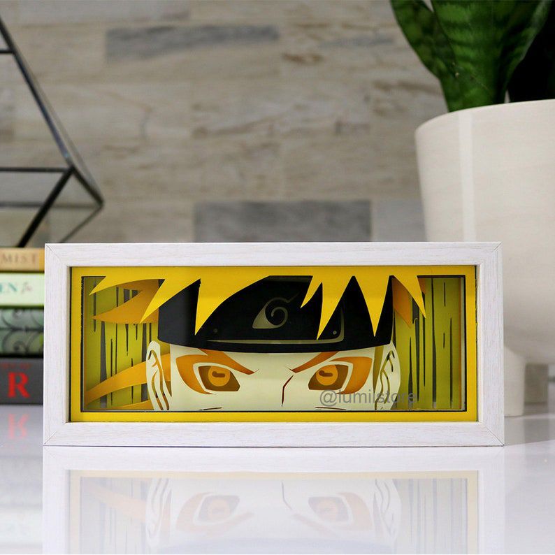 Anime Lightbox | Anime inspired night light | anime inspired LED light box | anime gifts. 