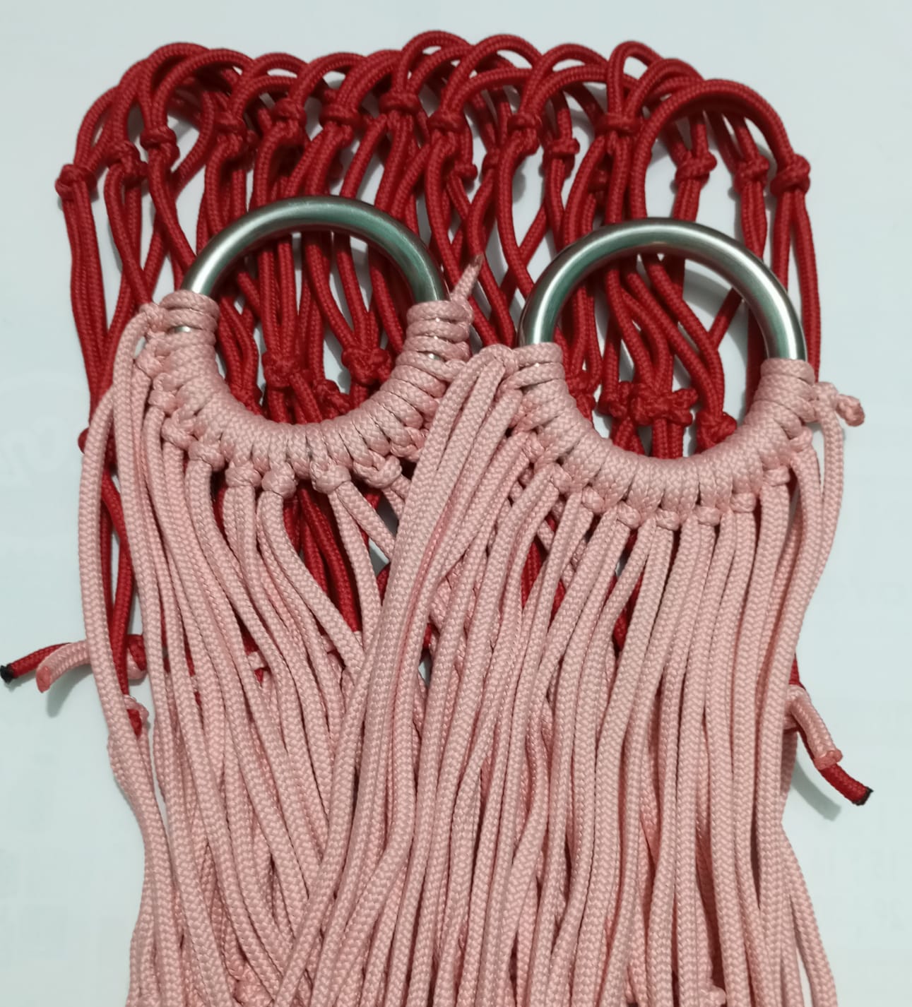 SS ring swing,for big and small, it is made of china silk yarn, this swing can carry up to 100-150 kg weight