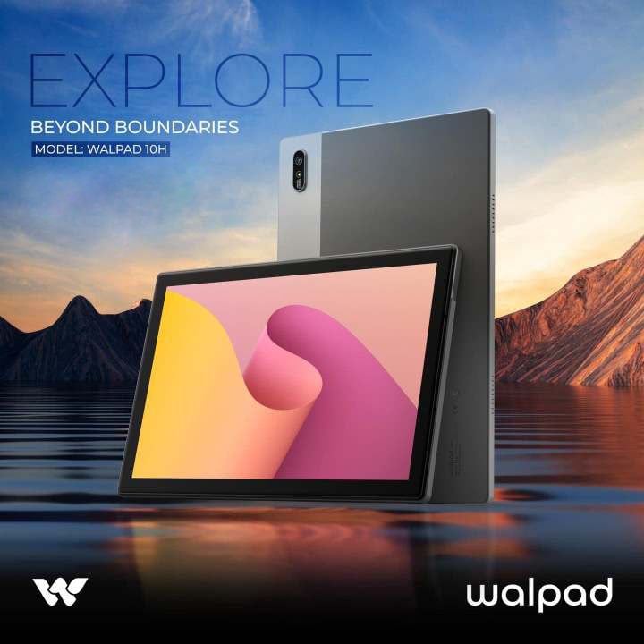 Walton Walpad 10H, MediaTek Helio P60 Processor, Display 10.1 inch FHD IPS, 4GB RAM, 6000 mAh Battery with Flip Cover