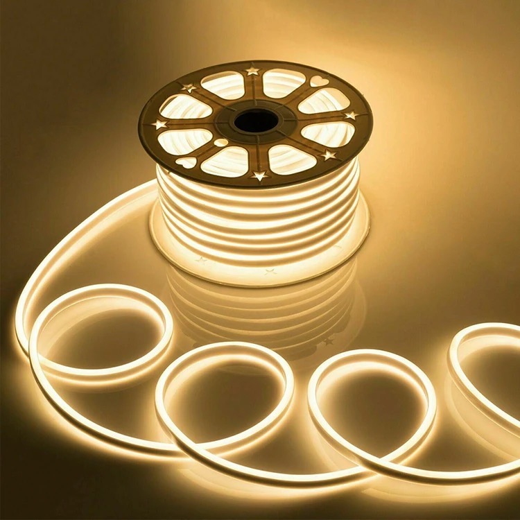 5M LED Flexible Silicone Neon Light Strip Set 5050 Low Voltage 12V 6*12 Shape Embedded Linear Flexible Light Strip - strip light
