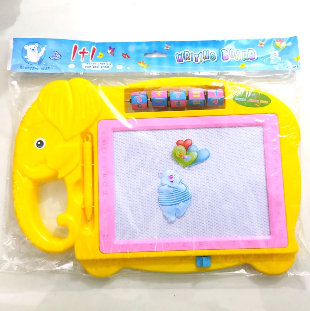 Big Size Elephant Shape Magic Slate/ Writing & Drawing Board for Baby. 