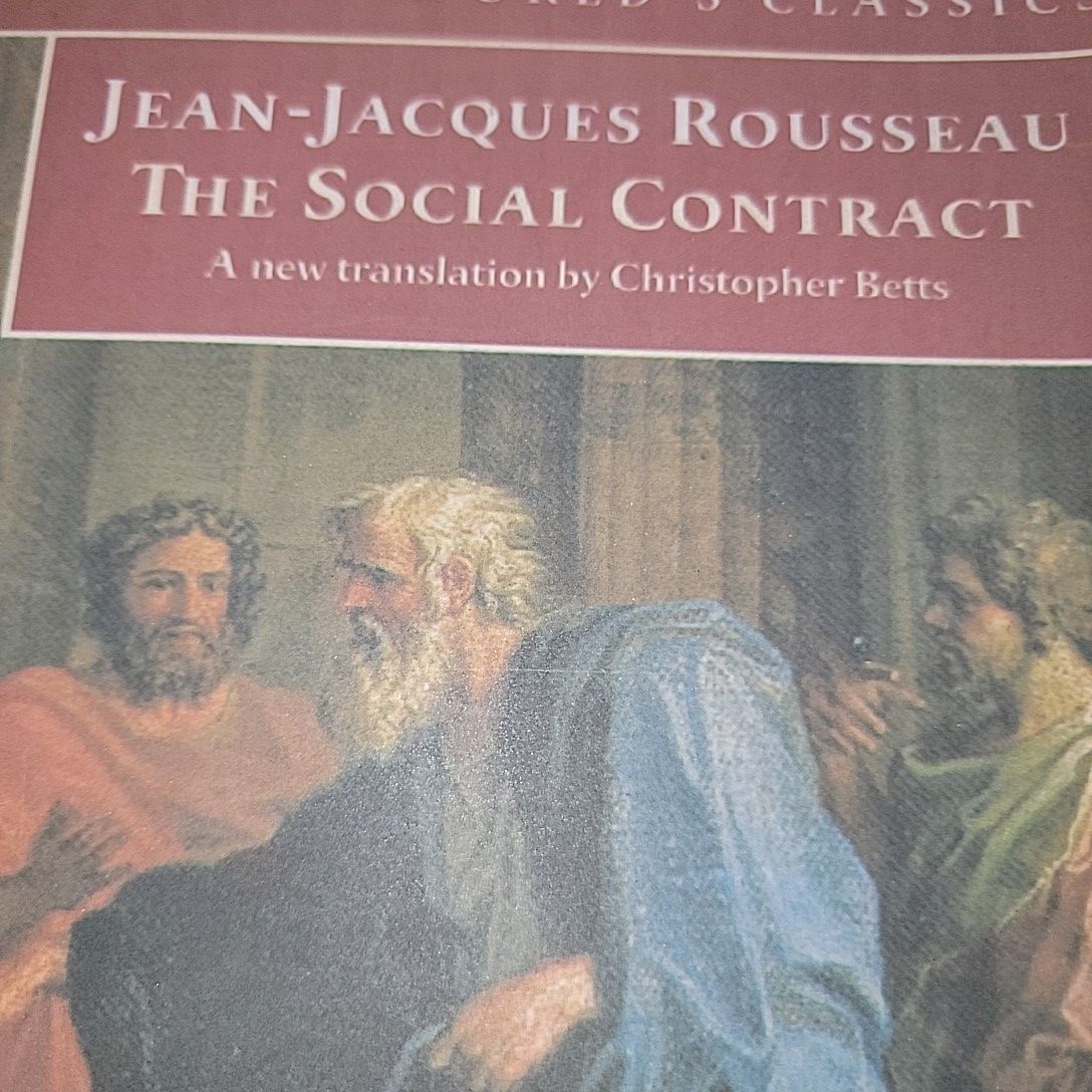 Jean-Jacques Rousseau; The Socia Contract By Christopher Betts. 
