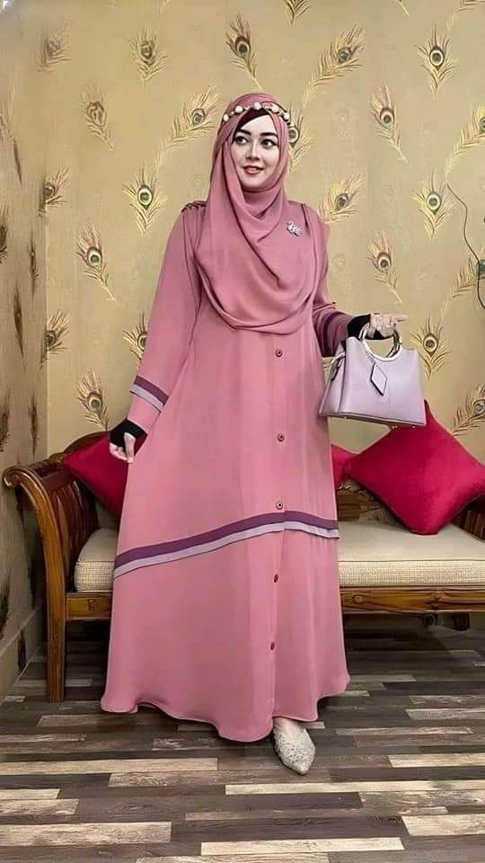 rongdonu step borka dubai charry georgette kapor without hijaz for muslim woman