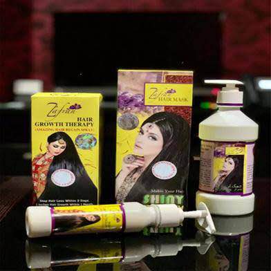 Zafran Hair Loss Combo  Hiar oil & Hair Mask Bundle-2 pcs