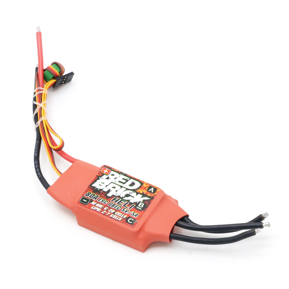 Red Brick 50A 70A 80A 100A 125A 200A Brushless ESC Electronic Speed Controller 5V/3A 5V/5A BEC for FPV Multicopter. 