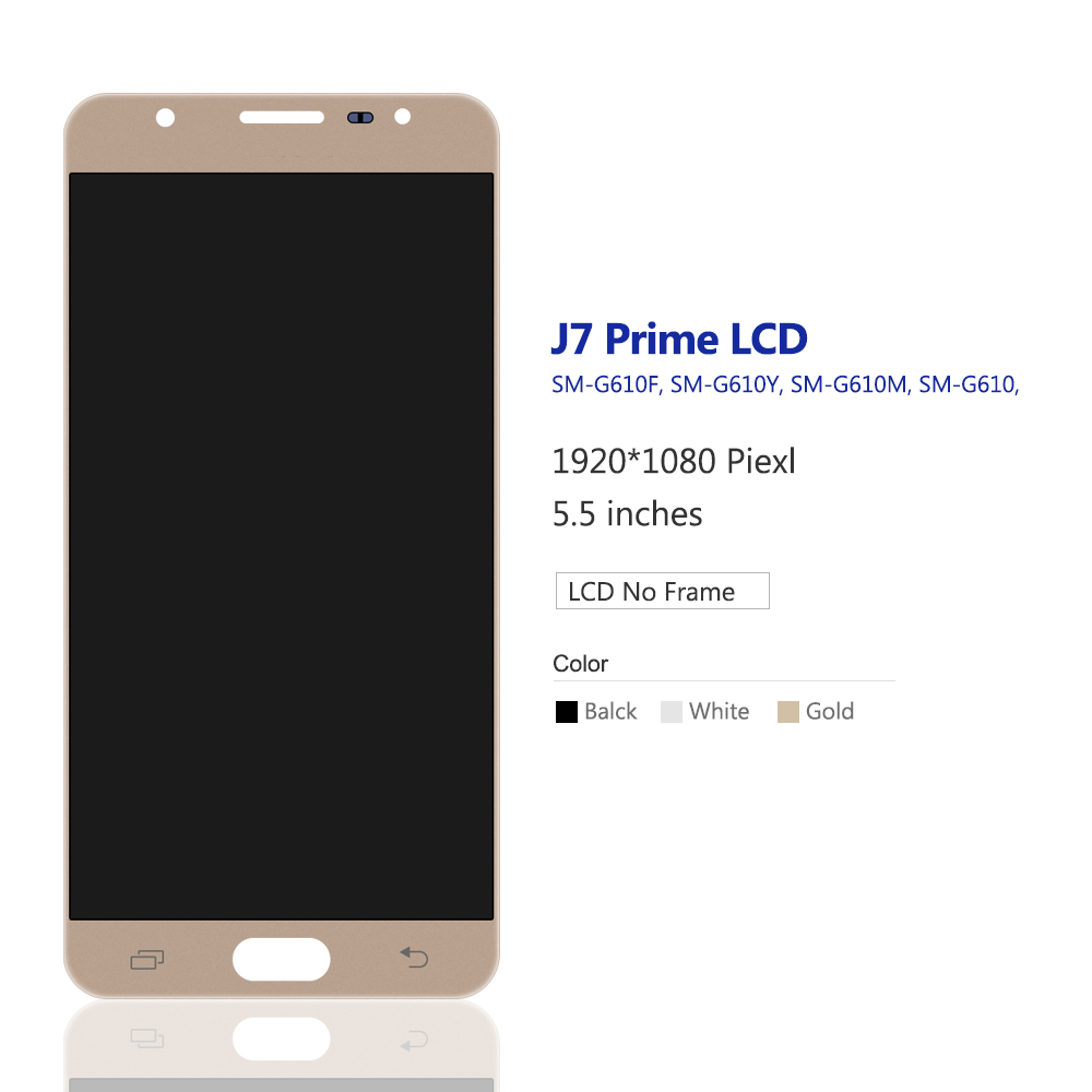 j7 prime g610f lcd For Samsung J7 Prime screen G610 G610F G610M LCD Display Touch Screen Digitizer Replacement. 