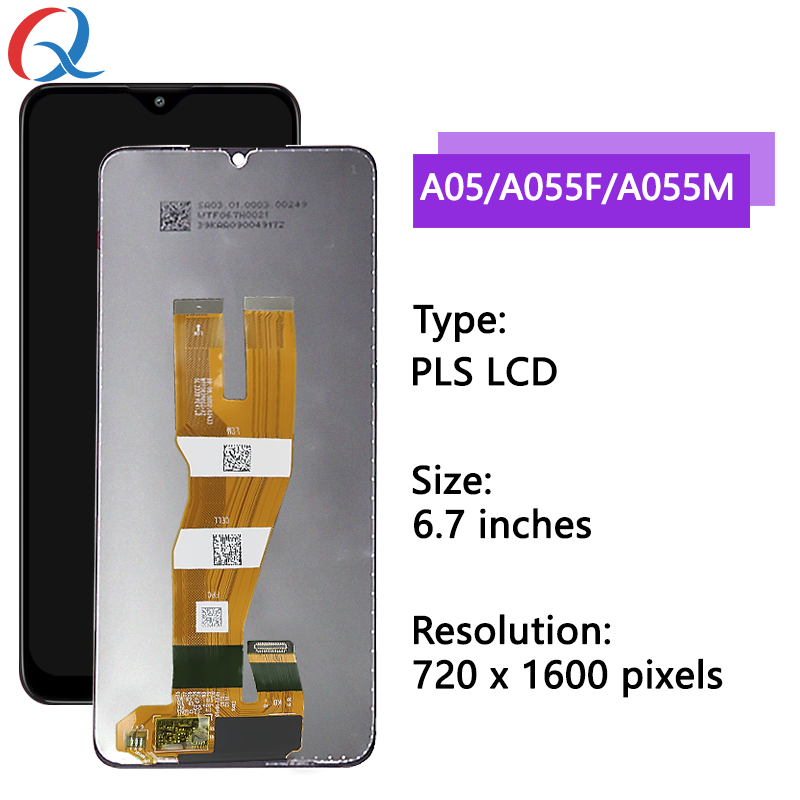 for Galaxy A05 screen replacement Original Pantalla for Samsung a05 display Mobile phone lcds for Samsung A05 A055f a055m lcd. 