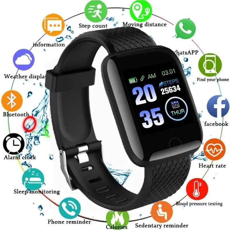 116 plus /Y68 Smart Bracelet Fitness tracker for men. 