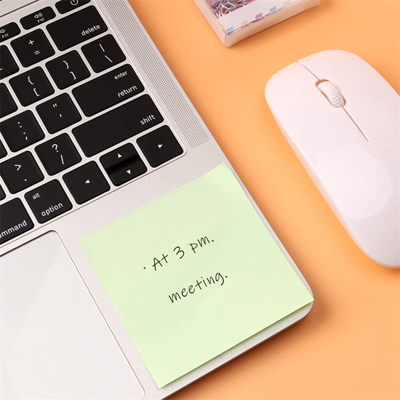 Soft Colors Sticky Note Pads, 3×3'' Self-stick Memo Pads, Super Adhesive Sticky Notes, Perfect for Office, Home, School, Meeting. 