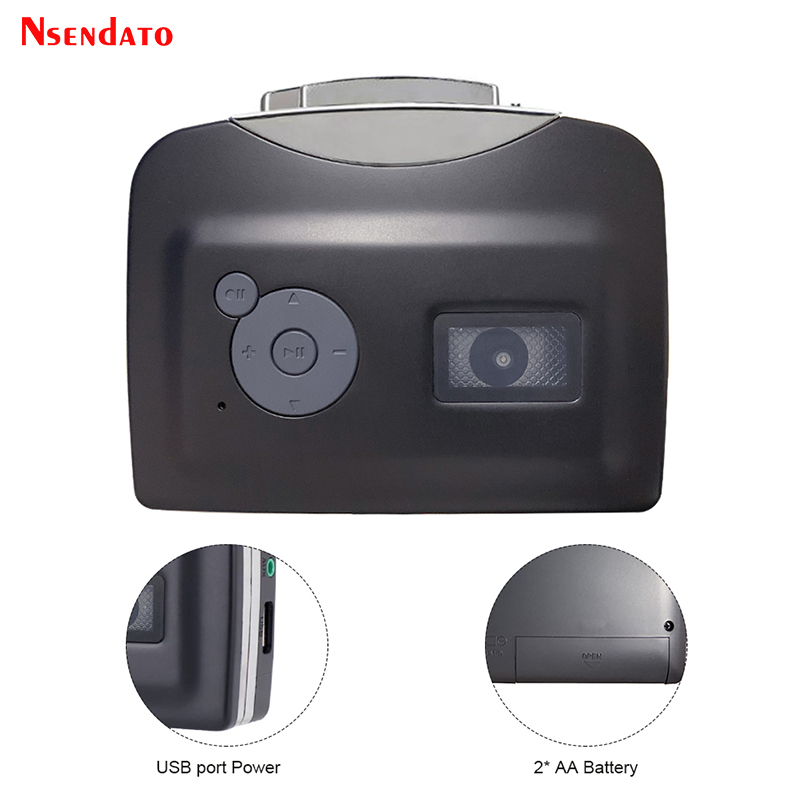 Ezcap 230 USB Cassette Tape Player Tape to MP3 Recording Music into USB Flash Drive Adapter Music USB Cassette Player Converter. 
