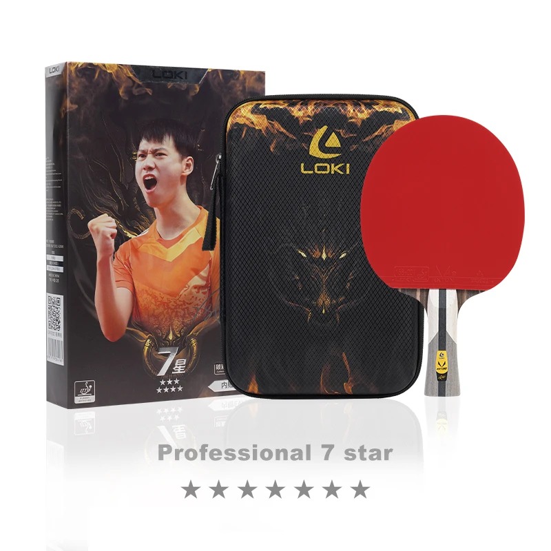 Loki R Carbon Series New Version- 7 Star Table Tennis Racket(Premium Quality)