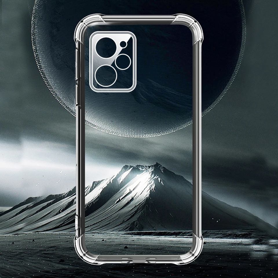 For Xiaomi Redmi Note 12 Pro Speed 5G (China Version) Shockproof Bumper Case with Clear Soft TPU Protective Phone Cover Anti-Scratch. 