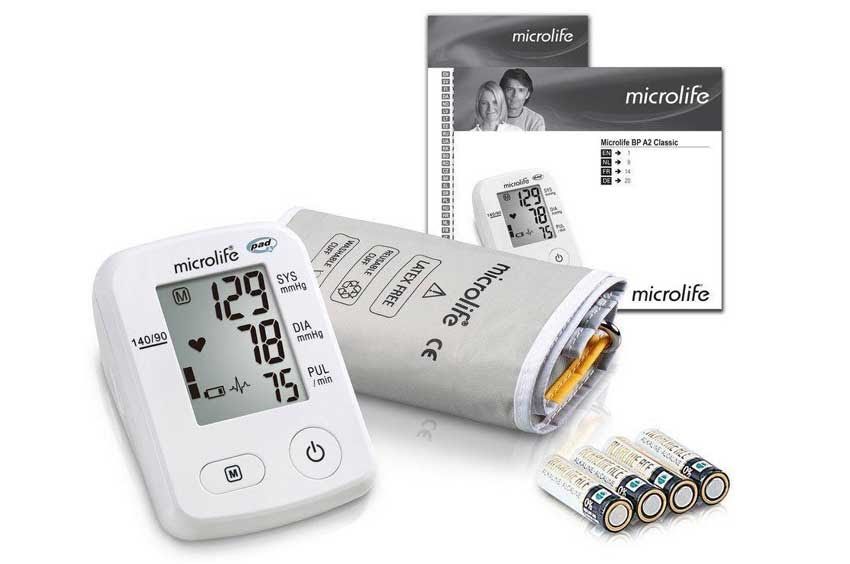 Swiss Microlife A2 Classic Upper Arm Digital Blood Pressure Monitor Set with 5 Years brand warranty by Transcom/Tronzz. 