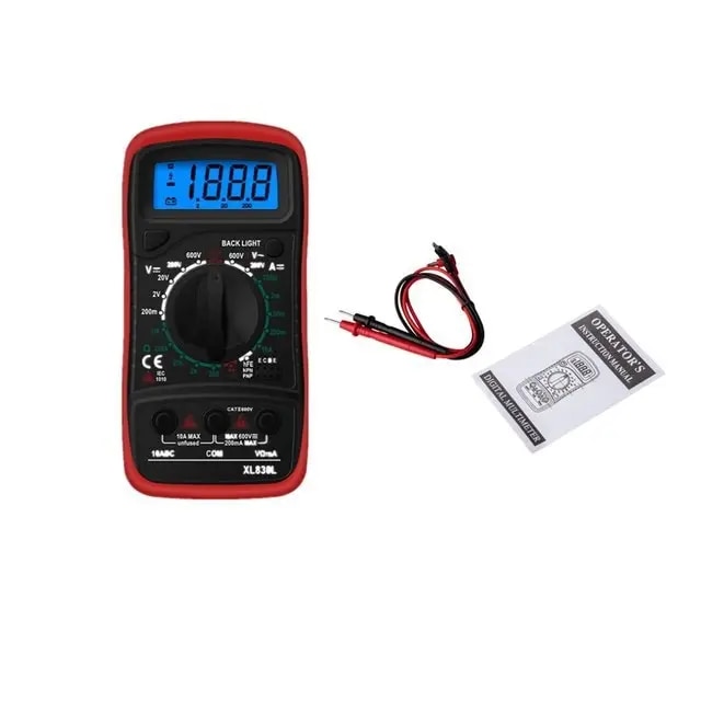 ANENG XL830L Digital Multimeter AC/DC Voltmeter Current Diode Triode Meter Tester Resistance Electronic Test Tools. 