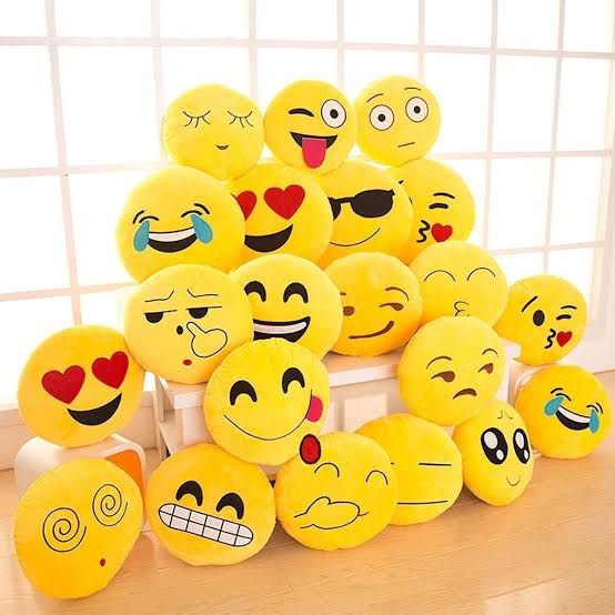 Emoji pillow 1 pice for bed room and sofa 17 21 Daraz .bd