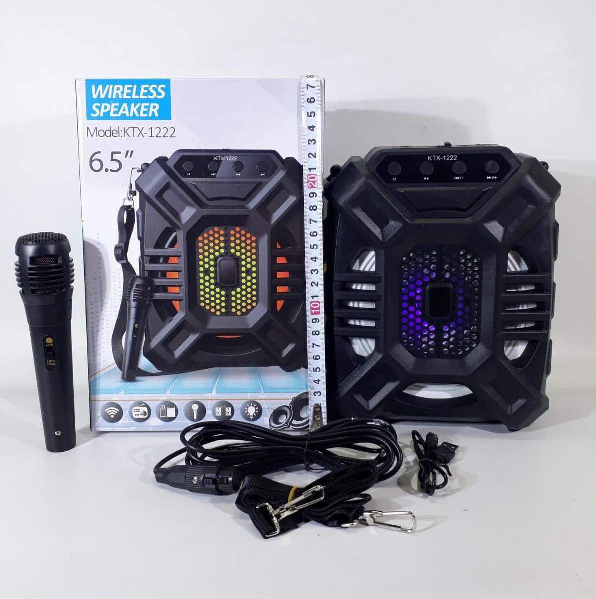 Wireless Speaker KTX-1222 Portable MicroSD Card Pendrive FM Supported. 
