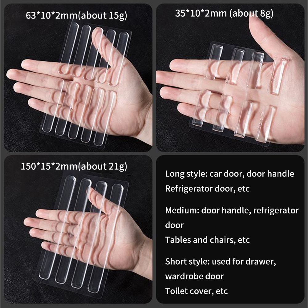Kitchen Cabinet Door Bumper Self adhesive Silicone Rubber Pads For Drawers Chair Damper Pad Buffer Cushion Furniture Hardware. 