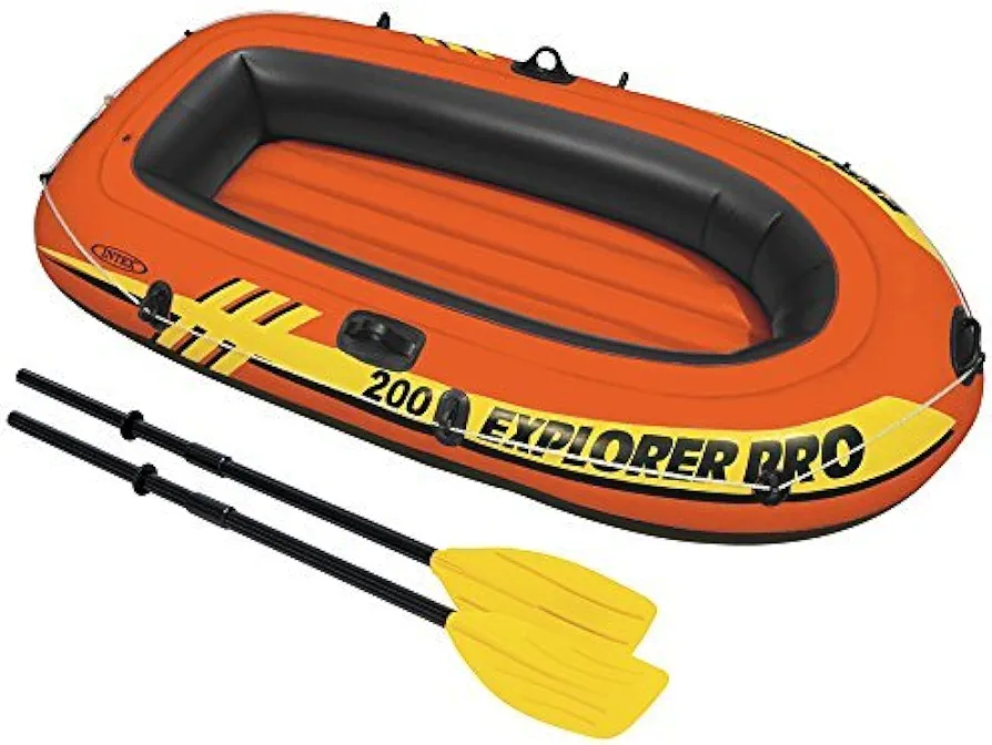 Intex Explorer Pro 200 Boat Set, Multicolor
