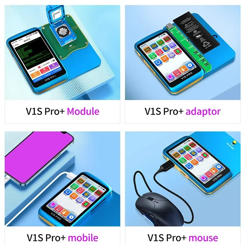 JCID V1S Pro Programmer Compatible with PRO1000S/V1SE BGA70/110/315 Module NAND Read/Write Battery Dot Matrix Projector Repair. 