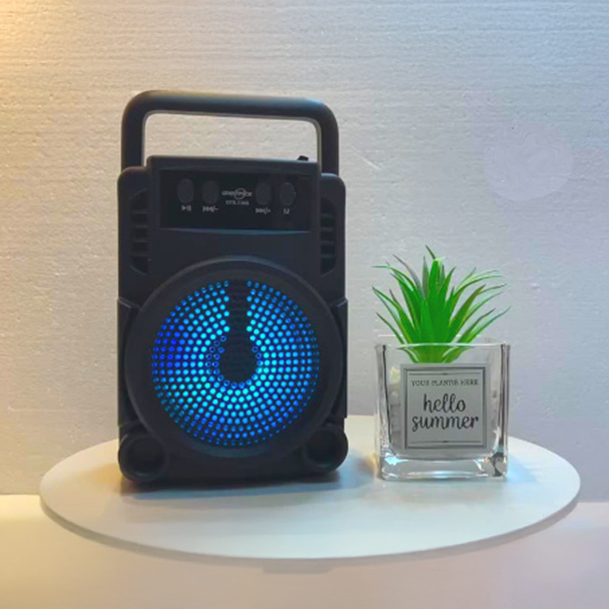 Bluetooth Speaker Gts-1362 Rechargeable Extra Bass Wireless Portable Speaker Mini Style 3 Inch Tws,Fm,Usb Audio Player - Speaker - Portable Table. 