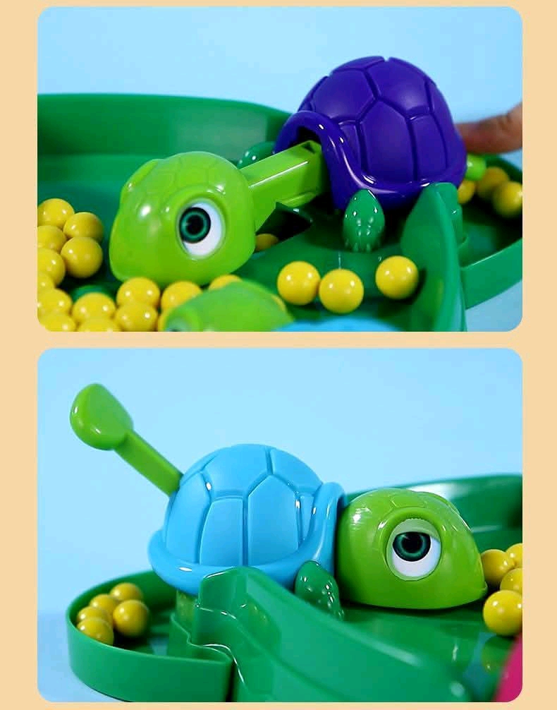 Hungry Turtle Game - Preschool Board Games For Kids | Parent-child Interactive Educational Toys, Turtle Eating Board Game, Hungry Turtle Board Game For 2 To 4 Players. 