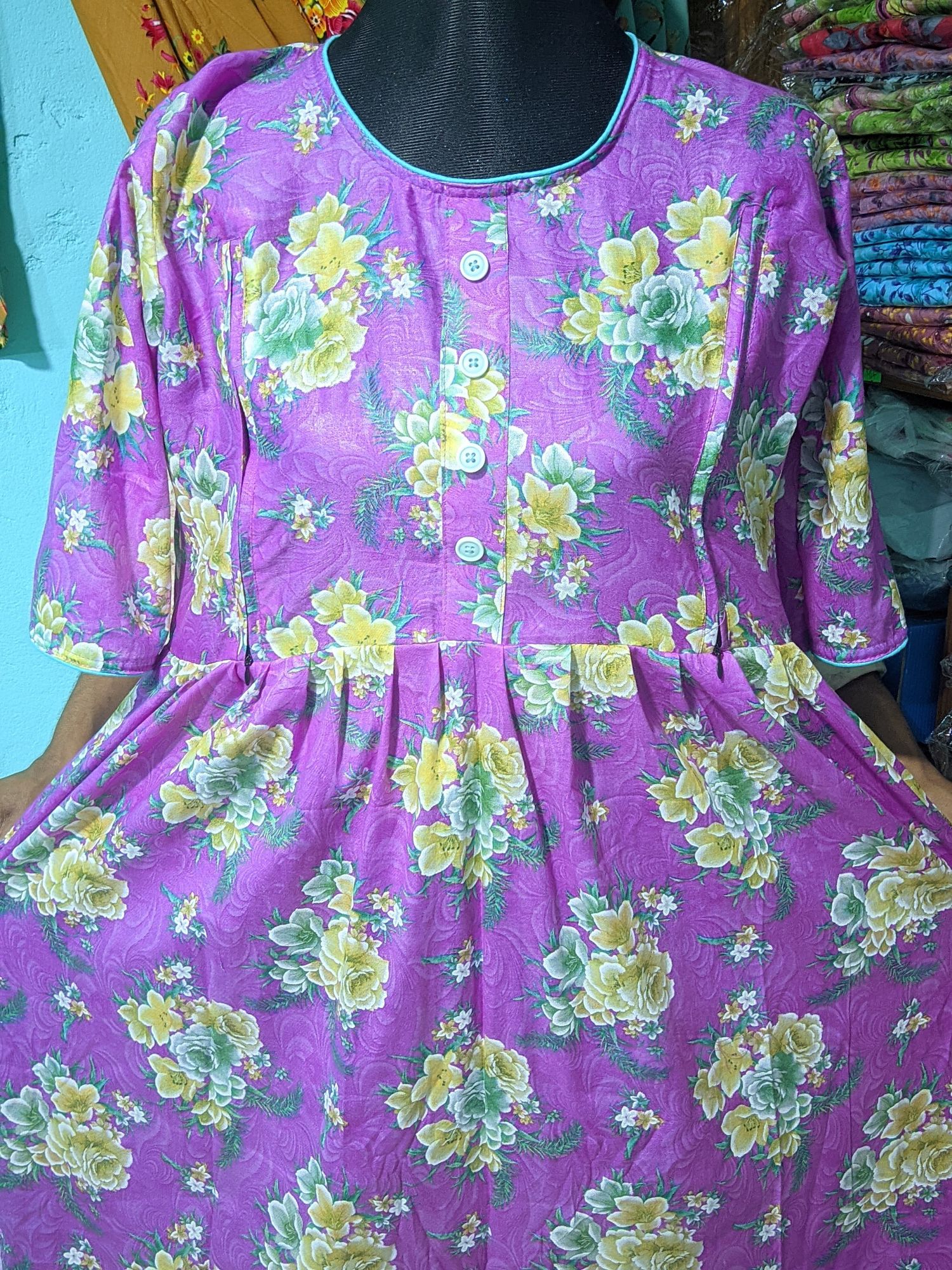 knee length dresses for ladies The Softest Rib Nursing Dress