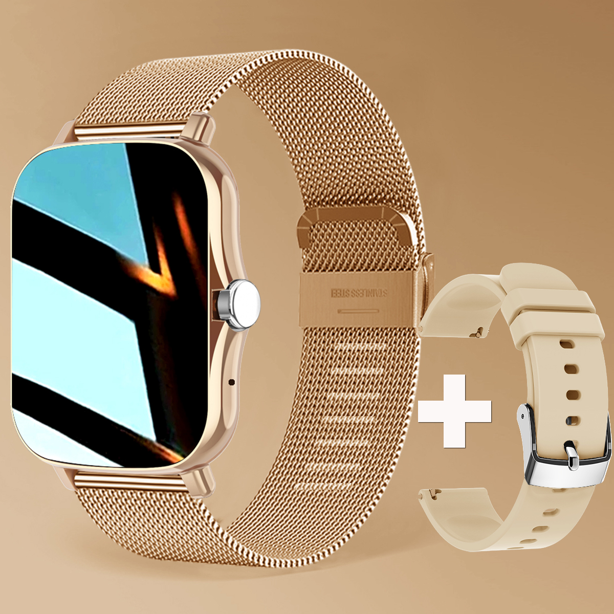 Square Smart Watch Women Men Smartwatch Touch Dial Call Music Smartclock For Android IOS Fitness Tracker Sport Smart-watch. 
