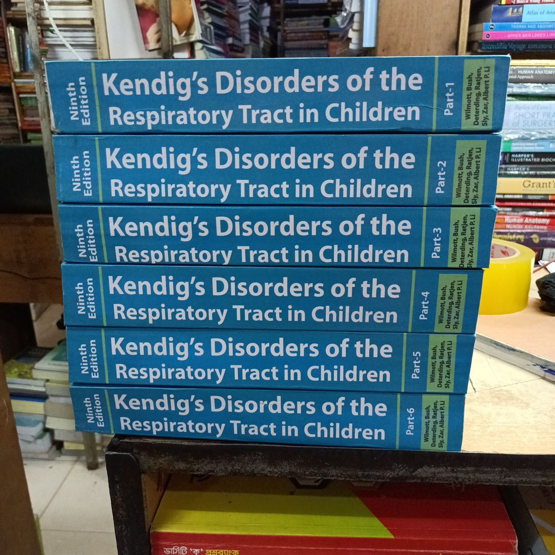 KENDIG'S

DISORDERS of the RESPIRATORY TRACT in CHILDREN

(Part-1-6)

Ninth Edition. 