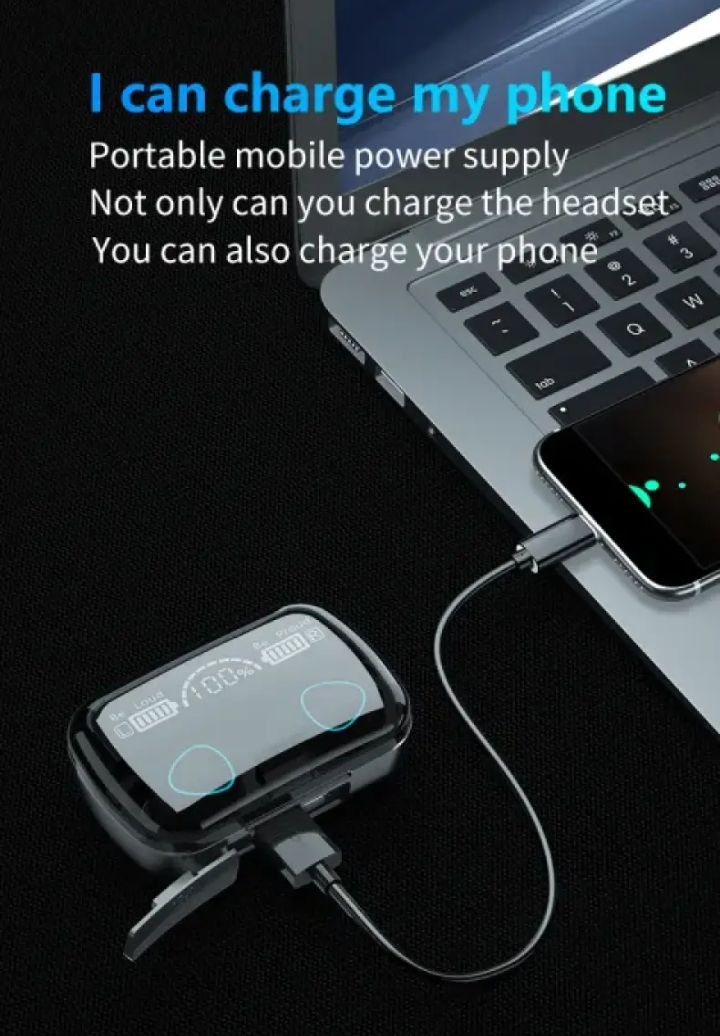 Damix M10 TWS Wireless Earbuds (Original). 
