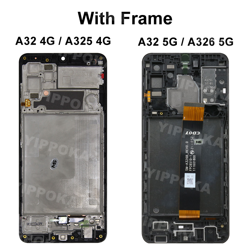 For Samsung Galaxy A32 5G LCD Display SM-A326 LCD Screen Touch Digitizer For Samsung A32 4G LCD SM-A325F/DS SM-A325M Screen. 