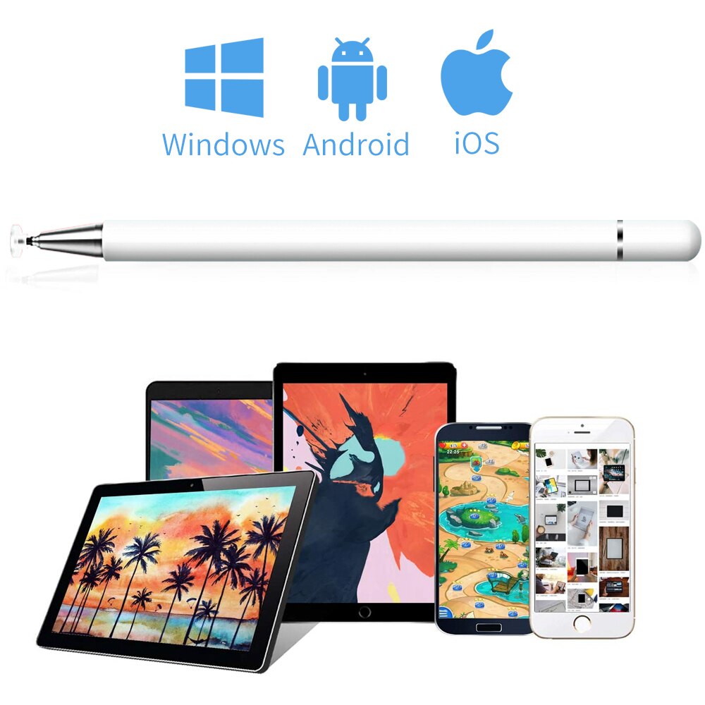 GOOJODOQ Universal Stylus Pen 2-In-1 Aluminum Automatically Absorb Pen For Tablet iPad Xiaomi Samsung Touch Pen Phone Stylus. 