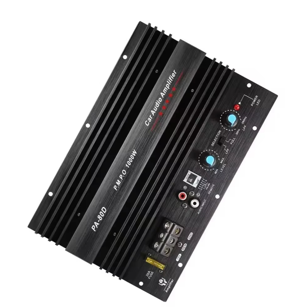 PA-80D 12V Mono 1000W Car 10"~12" Subwoofer Power Amplifier Motherboard High Power Car Audio Power Amplifier Board. 