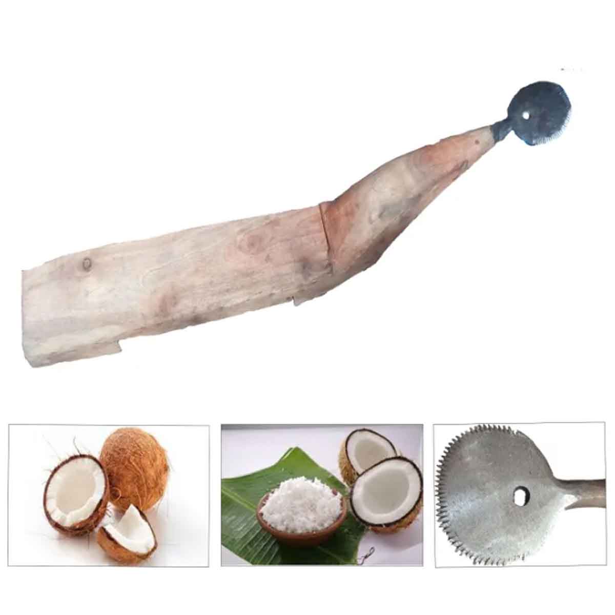 Wooden Coconut Scraper