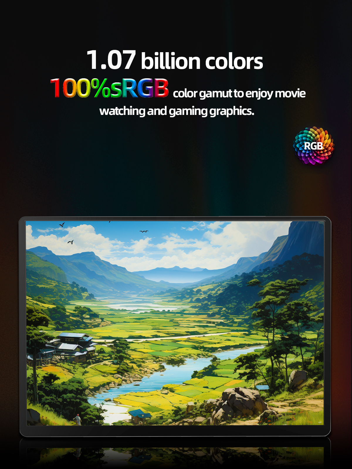 14 Inch 2K Portable Monitor 2160*1440 15: 10 IPS HDMI TYPEC  For Laptop XBox PS4/5 Switch Cell Phone Computer Extension Office. 