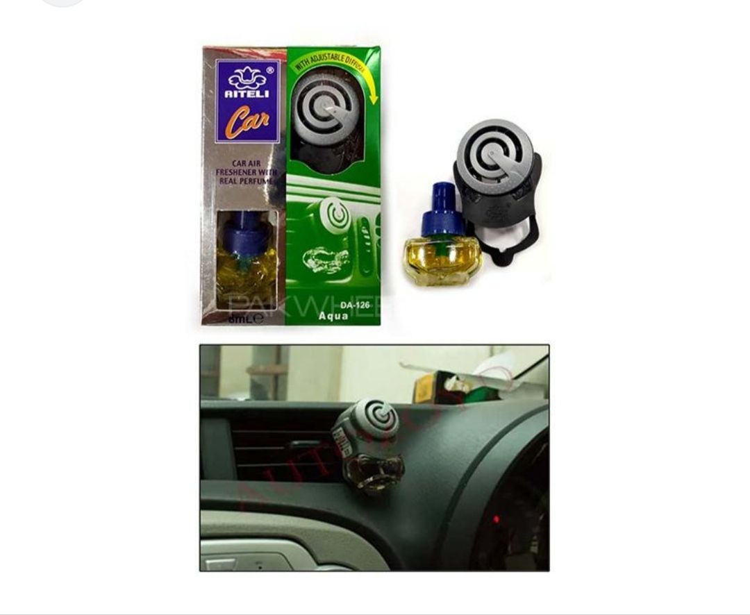 CAR AIR FRESHENER WITH REAL PERFUME AITELI FOR CAR A/C Grill With Real Perfume 8mL