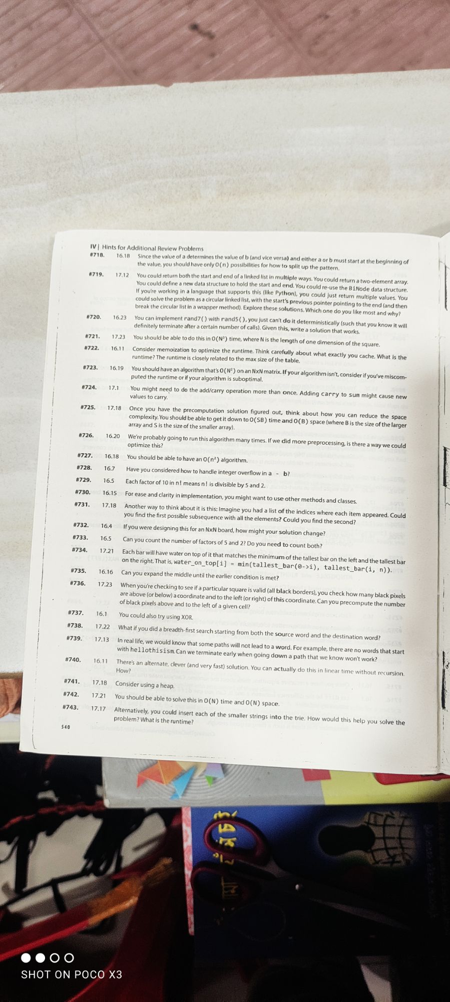Cracking the Coding Interview printed. 