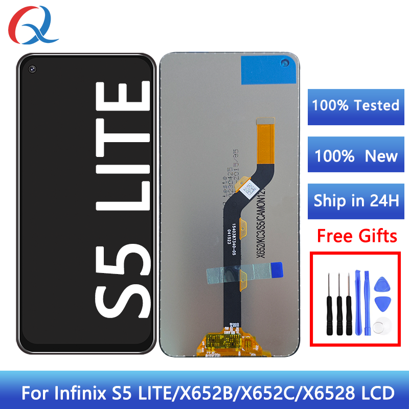 Pantalla X652b X652c screen replacement for Infinix S5 lite lcd Mobile Phone Lcds for Infinix S5 lite x652b x652c display. 