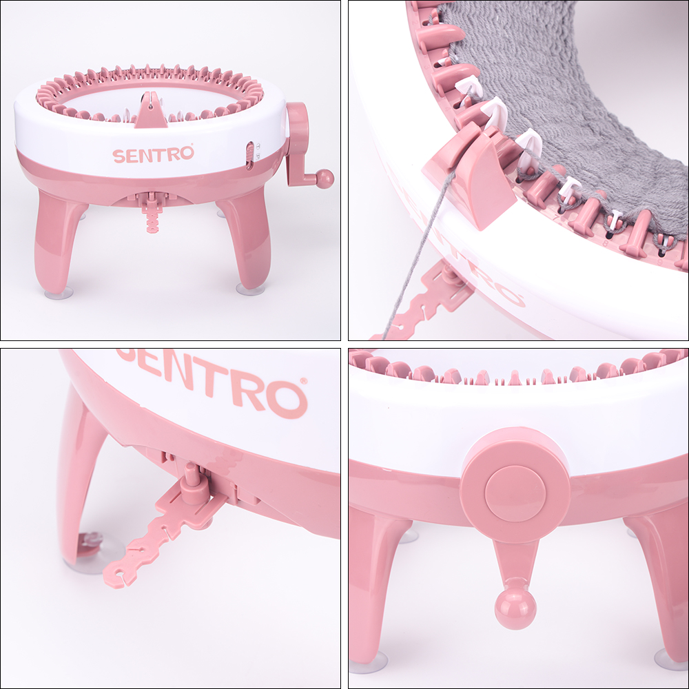 Sentro Knitting Machine Craft Project 40 Needle Hand Knitting Machine Kit for Knitting Craft Such as Scarves/Hats/Sweaters/Glove. 