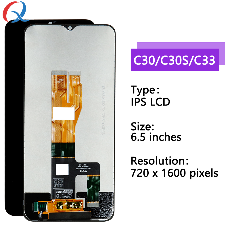 Pantalla for realme C30 lcd Digitizer Assembly for realme C30s screen replacement Mobile Phone Lcd Forrealme C33 display. 